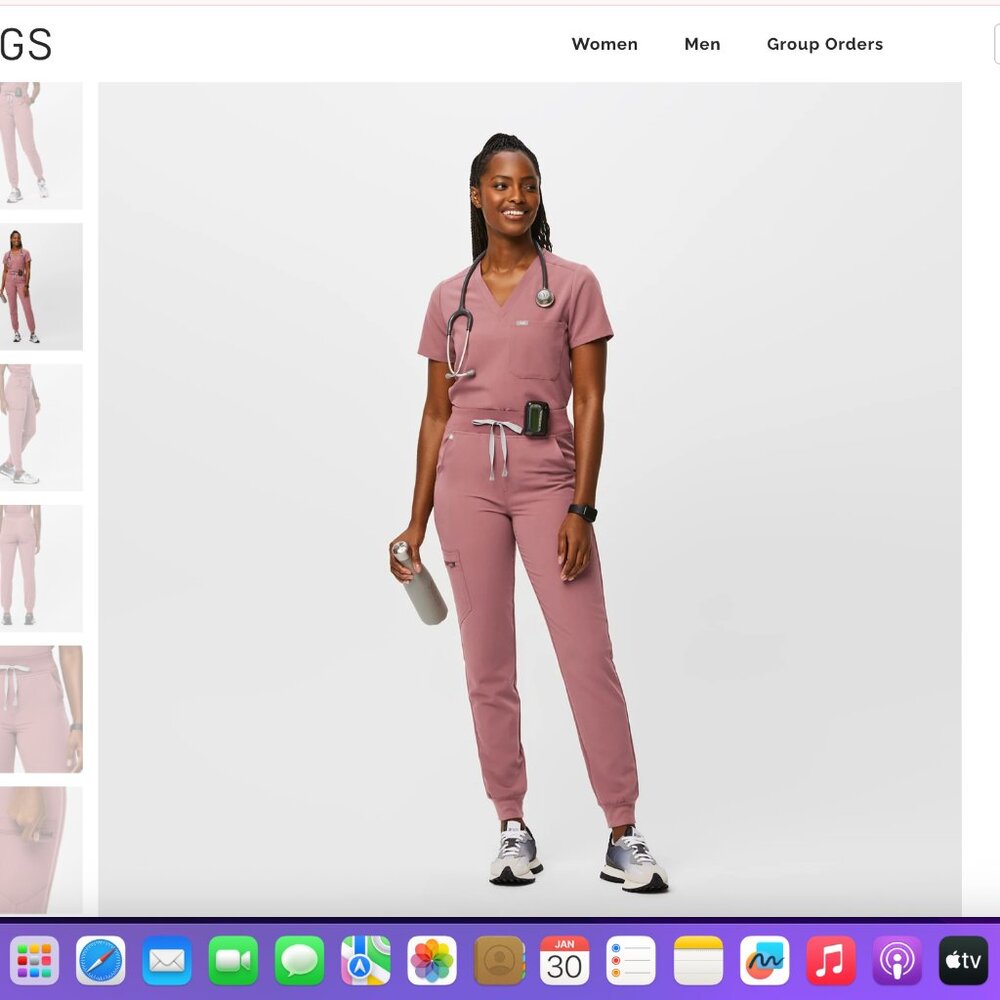 Figs High Waisted Zamora Jogger Scrub Pants - Size XXS Regular